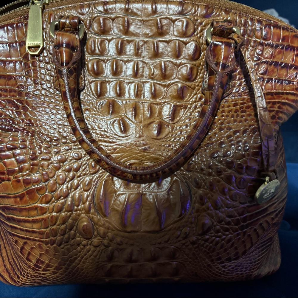 Brahamin - Duxbury Crocodile Embossed Leather Bag